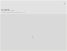 Tablet Screenshot of briandesign.net
